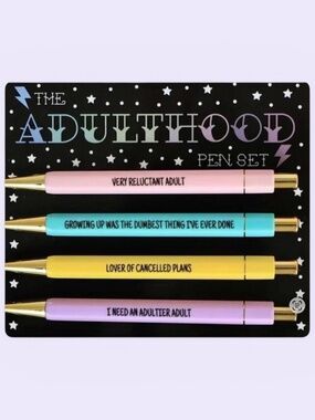 The ADULTHOOD PEN SET